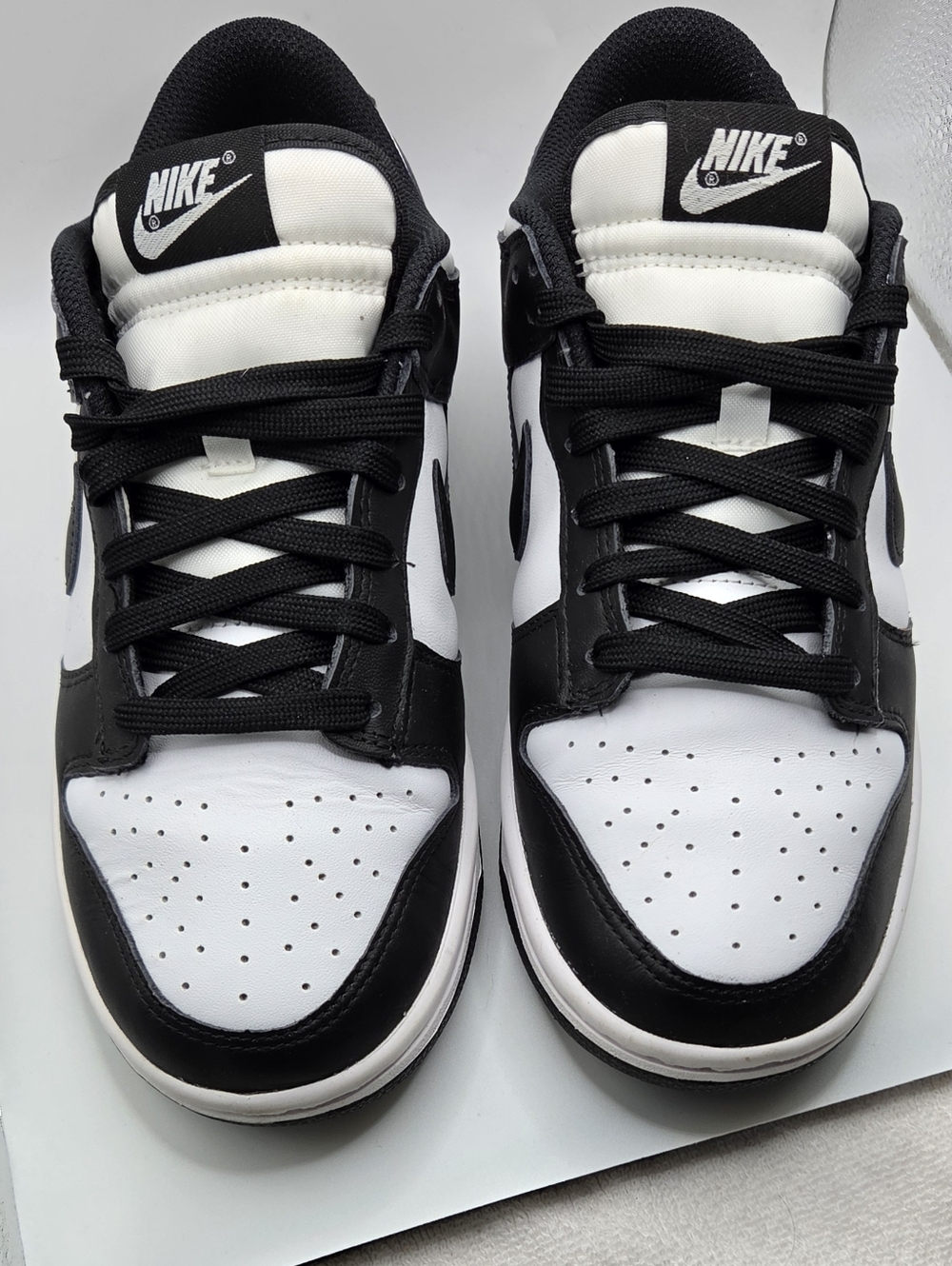 Nike Black and White Low-Top DUNKS
